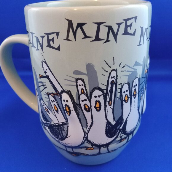 Disney Parks Finding Nemo Mine Seagulls Ceramic Coffee 3D Mug Cup Pixar - Picture 1 of 7
